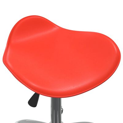 vidaXL Salonski stolac od umjetne kože crveni