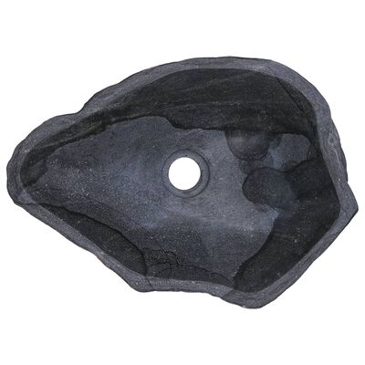 vidaXL Umivaonik od riječnog kamena ovalni 37 - 46 cm