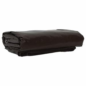 vidaXL Cerada 650g / m&sup2; Smeđa 1,5 x 10 m Platno s PVC premazom