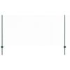 vidaXL Ograda s postovima Zelena 1,2 x 50 m Čelik i PVC