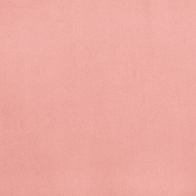 vidaXL Krevet s oprugama i madracem ružičasti 200x200 cm baršunasti