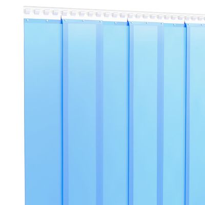 vidaXL Zavjesa za vrata plava 200 mm x 1,6 mm 25 m PVC