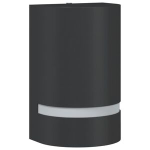 vidaXL Vanjska zidna svjetiljka crna od lijevanog aluminija