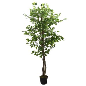 vidaXL Umjetno stablo fikusa 378 listova 80 cm zeleno