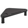 vidaXL Kutni stalak za monitor crni 49 x 28 x 10,5 cm