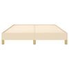 vidaXL Okvir za krevet bez madraca krem 160x200 cm od tkanine