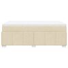 vidaXL Krevet box spring s madracem krem 120 x 190 cm od tkanine