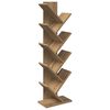 vidaXL Polica za knjige u obliku drveta 6-nivo 30 x 18 x 100 cm