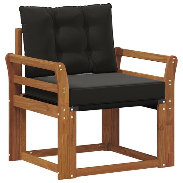 vidaXL 2 Komad Set vanjskih sofa Čvrsto drvo akacije i Textilene