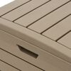 vidaXL Vanjska kanta za smeće svjetlosmeđa 41x41x86 cm polipropilenska