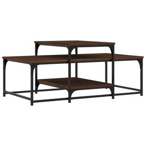vidaXL Stolić za kavu smeđa boja hrasta 102x60x45 cm konstruirano drvo