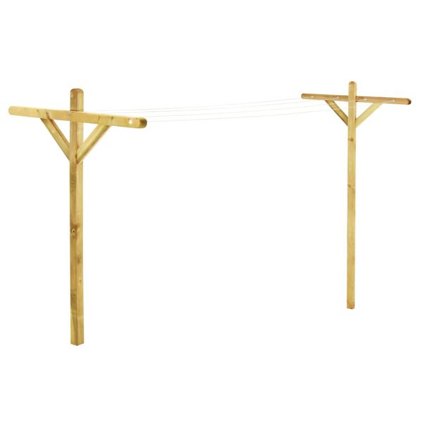 vidaXL Stalci za rublje 2 kom 120 x 170 cm od impregnirane borovine