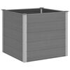 vidaXL Vrtna Posuda za Sadnju WPC 100x100x91 cm Siva