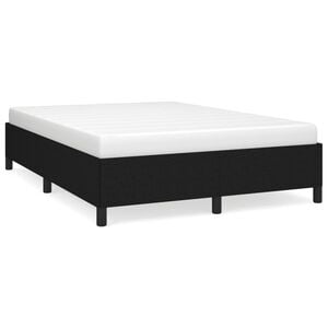 vidaXL Okvir za krevet bez madraca crni 140x200 cm od tkanine
