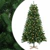 vidaXL Umjetno božićno drvce 120 cm 150 LED lampica Topla bijela PVC