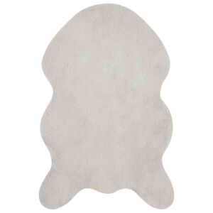 vidaXL Faux Rabbit Fur Rug Olite Bež 50 x 80 cm Poliester