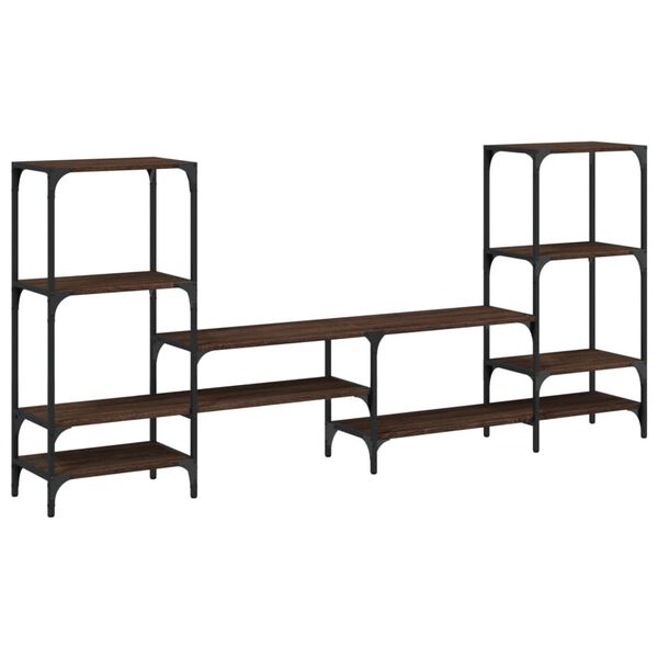 vidaXL TV ormarić smeđa boja hrasta 206,5x28,5x95 cm konstruirano drvo