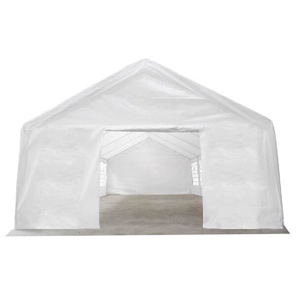 vidaXL Tkanina &scaron;atora bez okvira Bijeli 12 x 6 m PE