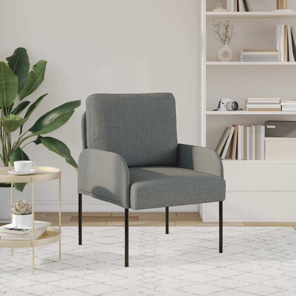 vidaXL Sofe s jastukom 55cm Tamno siva &Scaron;perploča