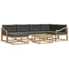 vidaXL Set vanjskih sofa 7 kom. Bijela i antracit