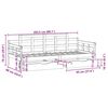 vidaXL Dnevni krevet s ladicama bez madraca 80x200 cm masivno drvo
