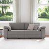 vidaXL Sofa Sivo-smeđa 219 x 77 x 82 cm tkanina
