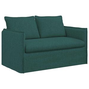 vidaXL Sofa Tamnozelena