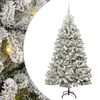 vidaXL Umjetno božićno drvce 180 cm 300 LED lampica Topla bijela