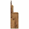 vidaXL Toaletni stol s ogledalom Staro drvo 96x39x142 cm
