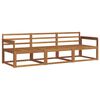 vidaXL Set vanjskih sofa 3 pcs Prirodna Čvrsto drvo akacije