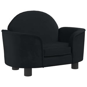 vidaXL Krevet za pse crni 66x40x45 cm bar&scaron;unasti
