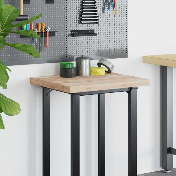 vidaXL Ploča za radni stol neobrađena 60x50x4 cm od bagremovog drva