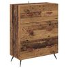 vidaXL Highboard Zidne Staro drvo 69,5 x 34 x 180 cm Konstruirano drvo