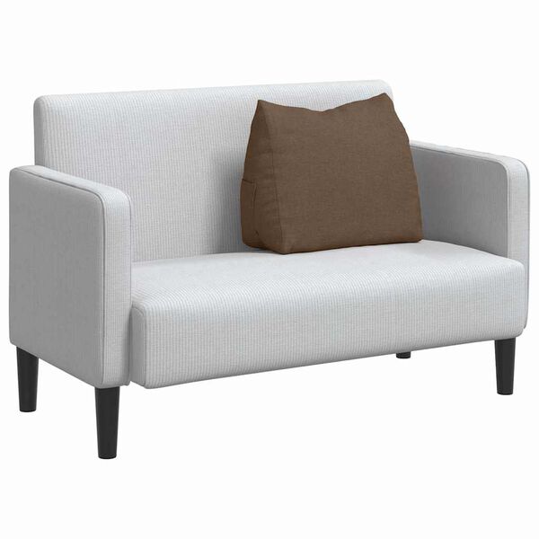 vidaXL Jastuk za leđa Smeđa 60 x 20 x 50 cm tkanina