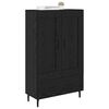 vidaXL Highboard Crni hrast 69,5 x 31 x 115 cm Konstruirano drvo