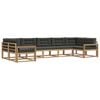 vidaXL Set vanjskih sofa 7 kom. Bijela i antracit