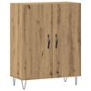 vidaXL Komoda Artisan hrast 69,5x34x90 cm izrađeno drvo