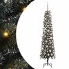 vidaXL Umjetno božićno drvce Zelena 180 cm PVC, Plastika i Čelik