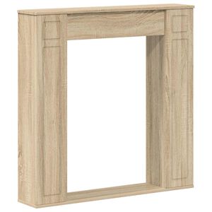 vidaXL Okvir za kamin Hrast sonoma 100 x 20 x 100 cm Konstruirano drvo