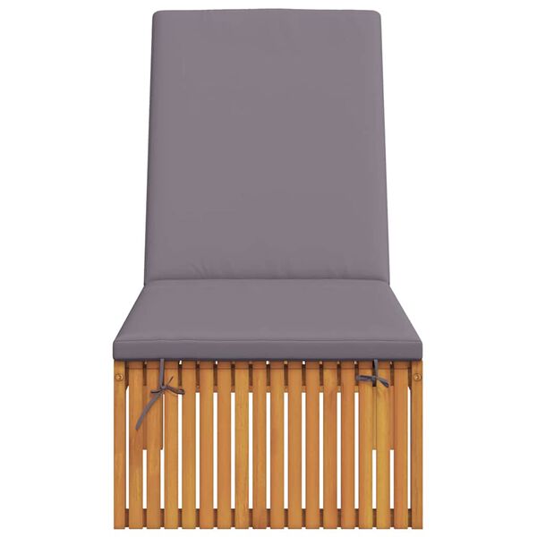 vidaXL Ležaljka Prirodna nafta 200 x 55 x 94 cm Čvrsto drvo akacije