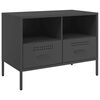 vidaXL TV ormarić crni 68 x 39 x 50,5 cm čelični
