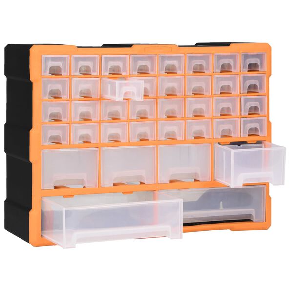 vidaXL Organizator s 38 ladica 52 x 16 x 37,5 cm