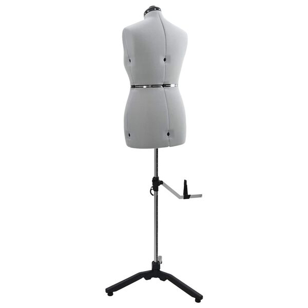 vidaXL Podesivi oblik haljine za žene Siva m Bar&scaron;un