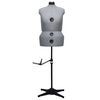 vidaXL Podesiva krojačka lutka ženska siva L veličina 44 - 50