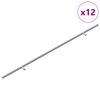 vidaXL Dr&scaron;ka za ormar 12 pcs Srebrno 700mm Nehrđajući čelik