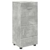 vidaXL Set ormarića za kupaonicu TULUM Betonski sivi 37 x 31,5 x 82 cm