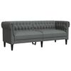 vidaXL Sofa Tamno siva 201,5 x 74,5 x 74,5 cm Poliester