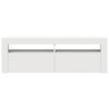 vidaXL TV ormarić s LED svjetlima bijeli 120 x 35 x 40 cm
