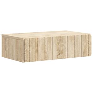 vidaXL Stolna montirana na zid Hrast sonoma 59 x 34,5 x 17 cm