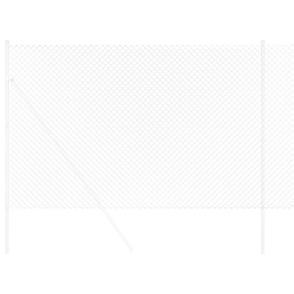 vidaXL Ograda od lančane veze Srebrno 10 x 1,6 m Pocinčani čelik